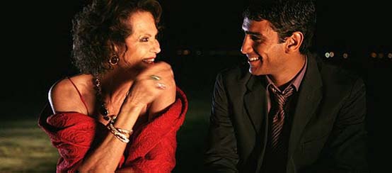 Claudia Cardinale & Salim Kechiouche in The String courtesy of QFest
