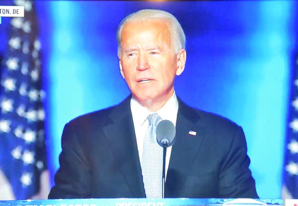 President Joseph R. Biden - screenshot by Bruce-Michael Gelbert